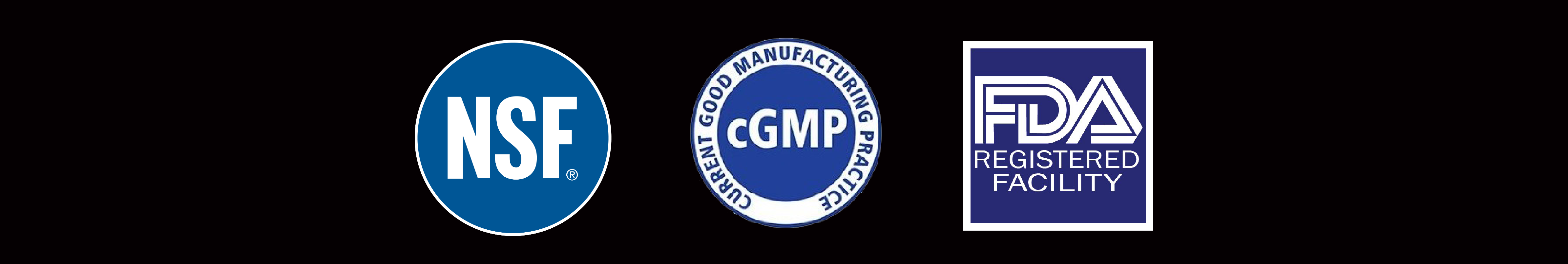 A blue and white logo for cgmp